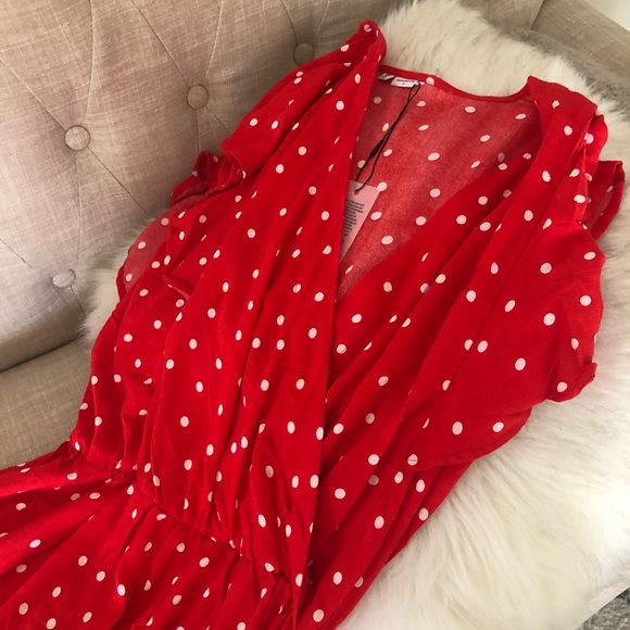 Jacqueline de Yong Red Romper - Picture 2 of 4